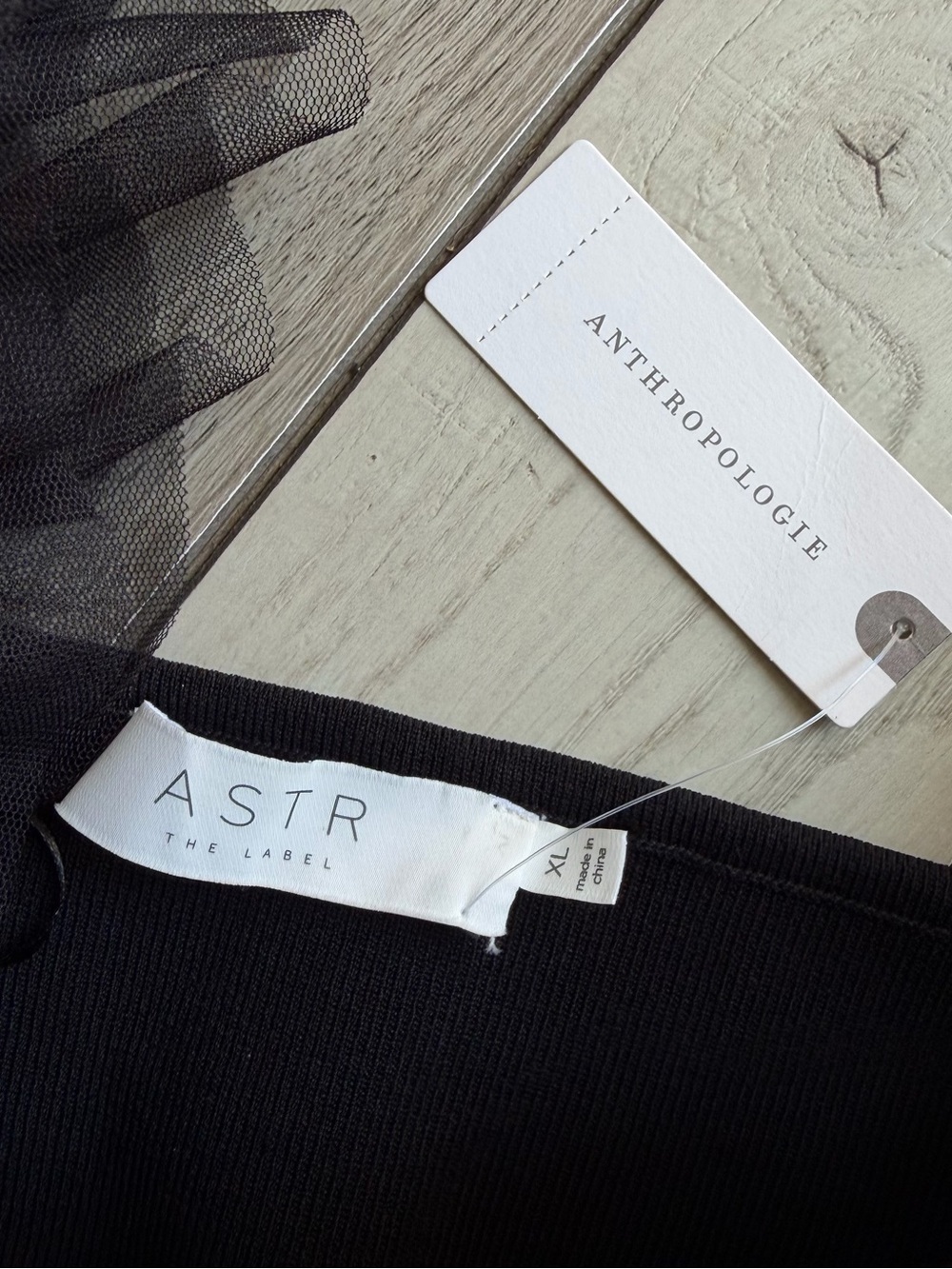 ASTR The Label Tulle Puff-Sleeve Sweater - Picture 5 of 9